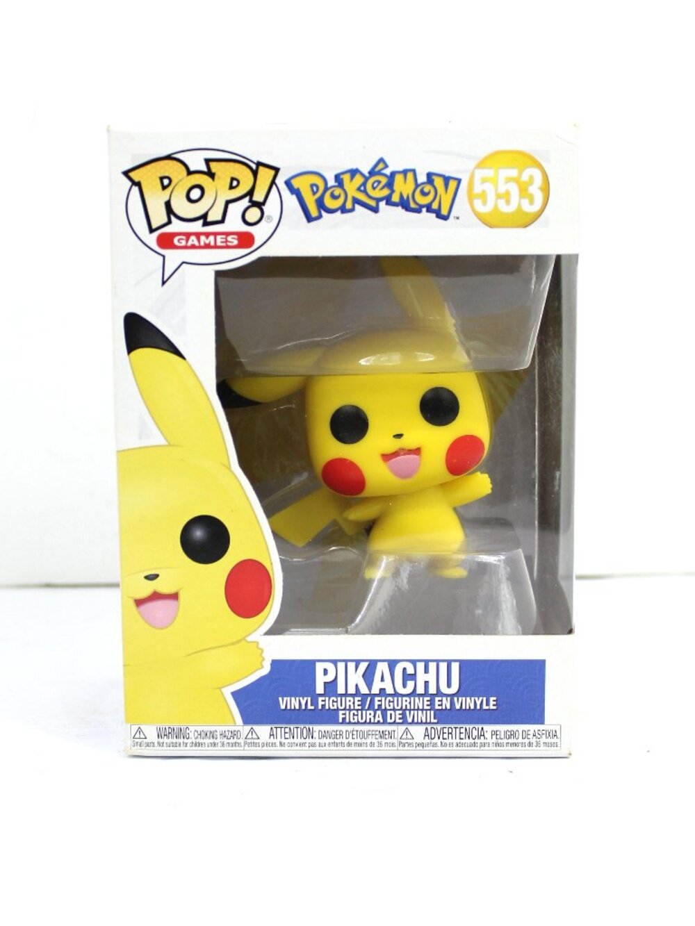 FUNKO POP POKEMON PIKACHU #553 VINYL FIGURINE COLLECTIBLE NIP UNOPENED